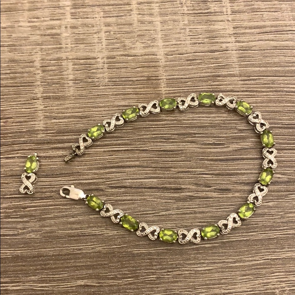 Peridot Tennis Bracelet